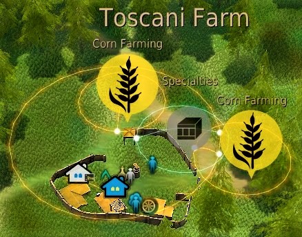 Nós de grãos da fazenda Toscani para cozinhar cerveja