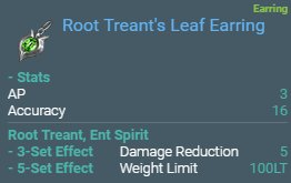 BDO Root Treant's Leaf Earring