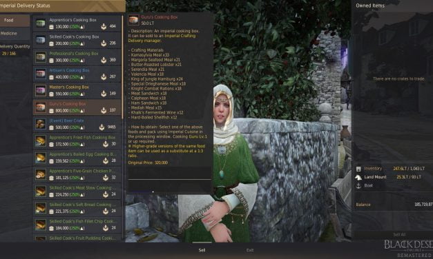 BDO Imperial Cooking: Recipes & Silver (Imperial Crafting Delivery) Cuisine