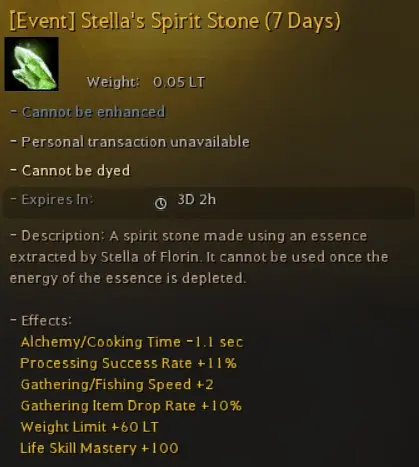 stella's spirit stone
