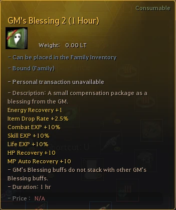 GM's Blessing