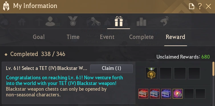 Season TET Blackstar Weapon