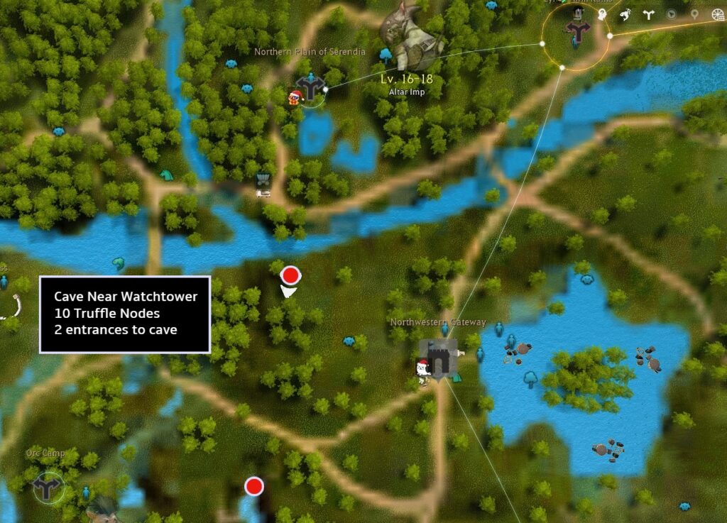 Secret Cave Watchtower Truffle Mushrooms GrumpyG