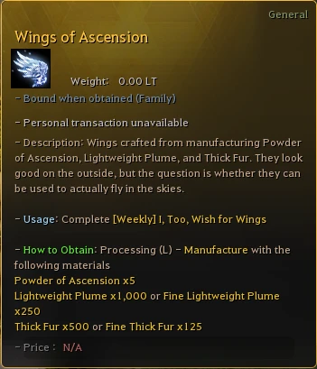 Wings of Ascension
