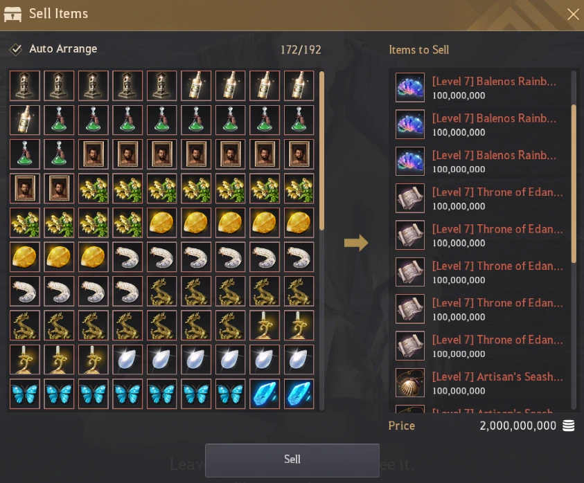 Sell Barter Sea Trade Goods Storage Keeper