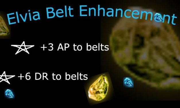 Elvia Cup Enhancement for Belt AP & DR Upgrade