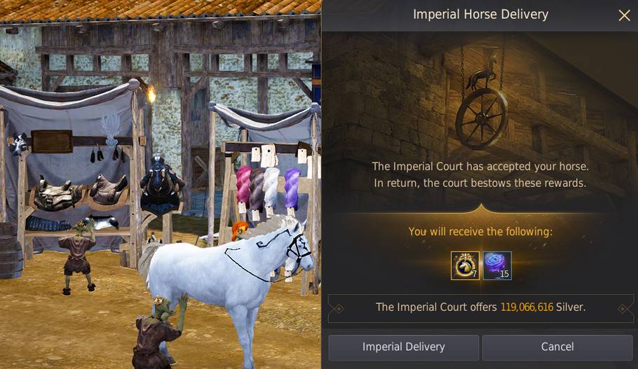 BDO Imperial Horse Delivery