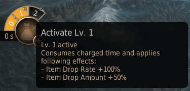 Item Collection Increase Gauge: Level 1