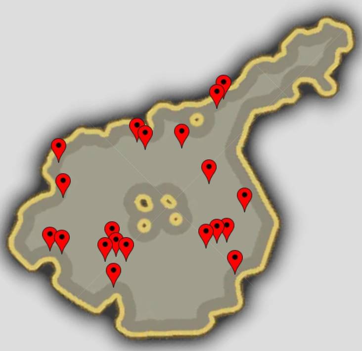 Mining Map for Meteora