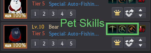 BDO Pet Skills