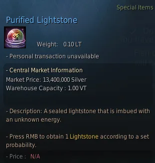 Purified Lightstone