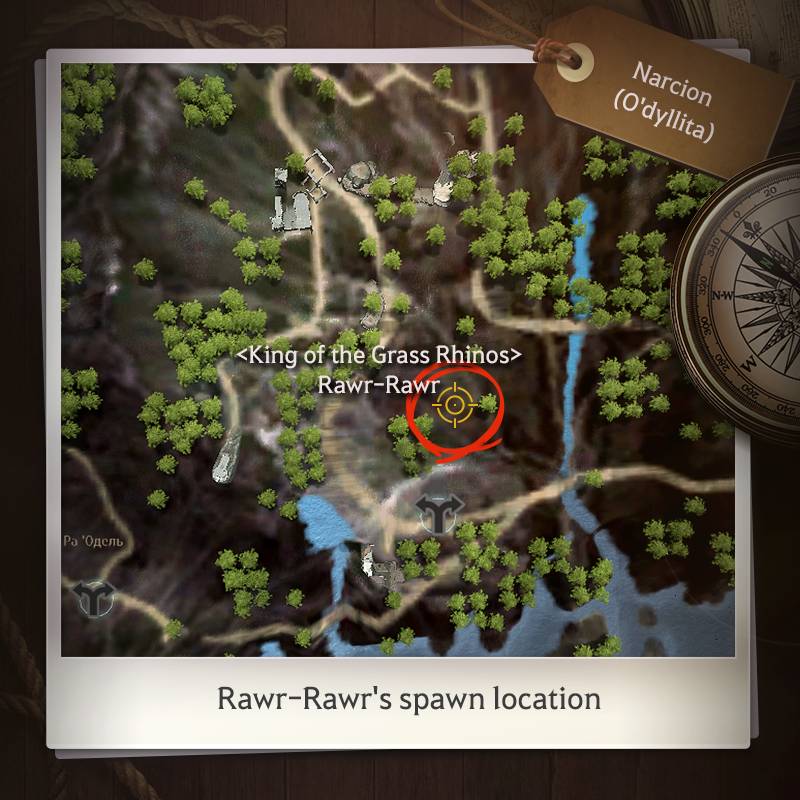 Rawr-Rawr Location Map