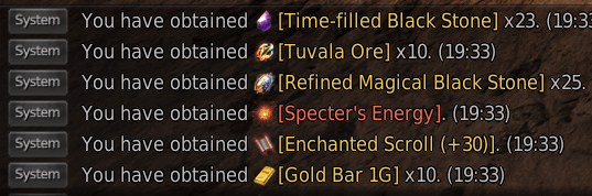 Season Ancient Weapon Event Loot